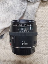 Lente Canon EF 24mm F2.8 grande angular Prime usada excelente estado com teleonversor comprar usado  Enviando para Brazil