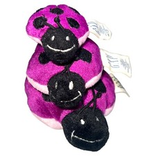 Baby Gap Stacking Purple Ladybug Rattle 2001 Conjunto de 3 Brinquedos de Pelúcia para Bebês comprar usado  Enviando para Brazil