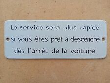Plaque émaillée métro d'occasion  Épernay