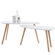 Side table white for sale  STAFFORD