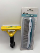 Usado, Ferramenta de derramamento FURMINATOR para cães grandes 51-90 lb cabelo longo e pente Piepea Pet comprar usado Usado, Ferramenta de derramamento FURMINATOR para cães grandes 51-90 lb cabelo longo e pente Piepea Pet comprar usado  Enviando para Brazil