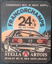 Stella artois francorchamps d'occasion  Expédié en Belgium