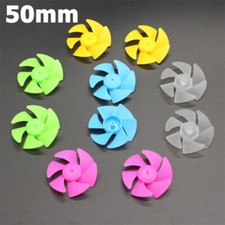 50mm ABS plástico hélice adereços turbo ventilador 6 folhas 2mm eixo motor RC modelo faça você mesmo comprar usado  Enviando para Brazil