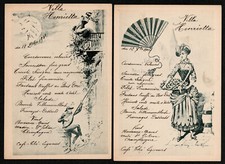 Menu. cousturier. documents d'occasion  Sarlat-la-Canéda