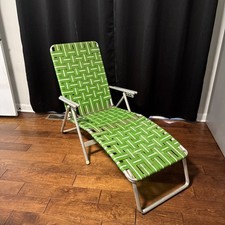 Vintage webbed aluminum d'occasion  Expédié en Belgium