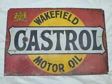 Vintage castrol enamel for sale  STAINES-UPON-THAMES