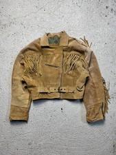 Vintage Fringe Suede Leather Jacket Western 50s 60s na sprzedaż  PL