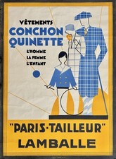 Affiche lithographiée paris d'occasion  Bouguenais
