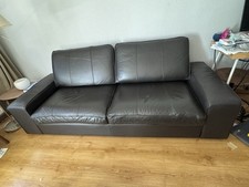 Leder couch schwarz gebraucht kaufen  Schönefeld