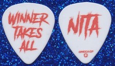 ALICE COOPER - PALHETA DE GUITARRA TURNÊ MUITO RARA! NITA STRAUSS-VENCEDOR LEVA TUDO! comprar usado ALICE COOPER - PALHETA DE GUITARRA TURNÊ MUITO RARA! NITA STRAUSS-VENCEDOR LEVA TUDO! comprar usado  Enviando para Brazil