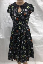 Vestido feminino Hell Bunny preto Salem anos 50 Halloween fantasma abóbora - Tamanho M comprar usado Vestido feminino Hell Bunny preto Salem anos 50 Halloween fantasma abóbora - Tamanho M comprar usado  Enviando para Brazil