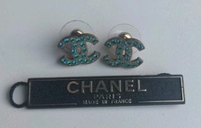 Chanel logos earrings for sale  HALESOWEN