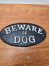 Cast iron sign for sale  Chatsworth