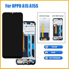 Conjunto de digitalizador display LCD para OPPO A15 A15S tela sensível ao toque com reparos de quadro comprar usado  Enviando para Brazil