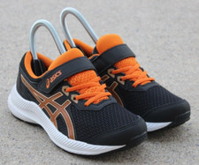 Tênis Asics Kids Contend 8 PS preto/laranja masculino tamanho 3 comprar usado  Enviando para Brazil