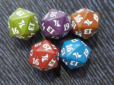 Dados MTG, Fate Reforged, Spindown D20 cada um (5 dados no total) comprar usado  Enviando para Brazil