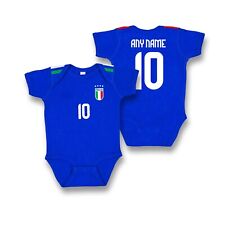 Body de bebê temático camisa de futebol da Itália - Personalização disponível comprar usado  Enviando para Brazil