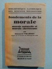 Fondements morale edouard d'occasion  Joinville
