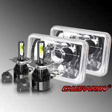 2 peças faróis de LED 4x6 feixe Hi Lo para Chevy S10 Blazer 1994 1995 1996 1997 comprar usado  Enviando para Brazil