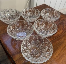 Set pressed glass for sale  WORKINGTON
