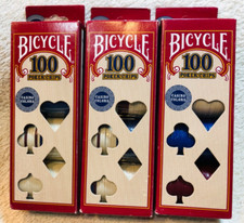 Bicycle poker chips for sale  Rockland