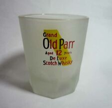 OLD PARR Uísque Escocês Vintage Curto Vidro Fosco 3,5" Malásia Raro Logotipo Vermelho, usado comprar usado  Enviando para Brazil