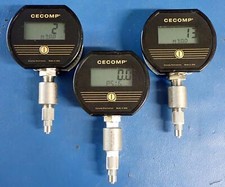 Lote de 3 medidores de pressão CECOMP F16B100PSIG-NC 0-100PSIG F16B100PSIG-5-NC comprar usado  Enviando para Brazil