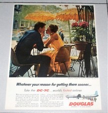 Pubblicita douglas airlines usato  Settimo Torinese