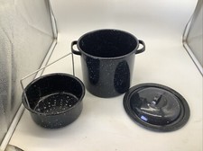 Black speckled enamelware for sale  Guttenberg