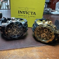 Usado, Conjunto de 2 relógios cronógrafo de quartzo Invicta Pro Diver 22340 e 6977 comprar usado  Enviando para Brazil