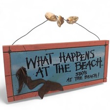Mermaid rustic tin for sale  Azusa