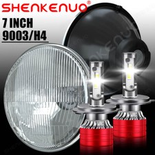 Par de faróis de LED redondos de 7 pol. H4 feixe Hi/Lo para Ford Bronco Courier Mustang comprar usado  Enviando para Brazil