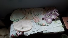 Vintage linen selection for sale  NORTHAMPTON