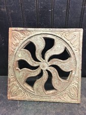Grelha de ventilação vintage vitoriana ferro fundido fogão a lenha controle de ar tubo ornamentado de 8 polegadas comprar usado  Enviando para Brazil