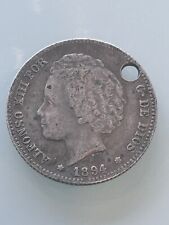 1894 peseta spain for sale  BURNTWOOD