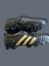 Chuteiras de futebol Adidas Adicore TRX FG OURO PRETO 2009 novas com etiquetas Reino Unido 10,5, usado comprar usado  Enviando para Brazil