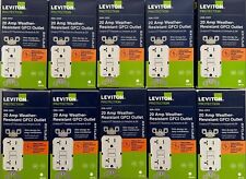 10PÇS LEVITON GFWT2-KW GFWT2-W 20A GFCI TR/WR RESISTENTE A ADULTERAÇÕES CLIMÁTICAS BRANCO NOVO comprar usado  Enviando para Brazil