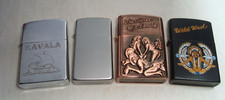 Lote de 4 encendedores abatibles aceite gasolina Zippo y más excelente funcionamiento!!! #10 segunda mano  Embacar hacia Mexico