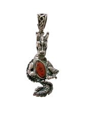 Pendentif argent dragon d'occasion  Gémenos