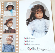 Katalog rothkirch puppen gebraucht kaufen  Lingenfeld