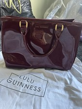 Burgundy lulu guinness for sale  ROTHERHAM