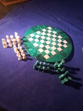 Round malachite chess for sale  Boca Raton