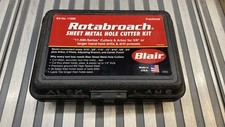 Kit de cortador de furos de chapa metálica Blair Rotabroach 11090 (5/16" a 3/4") QUASE NÃO USADO comprar usado  Enviando para Brazil