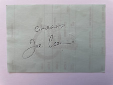 Joe Cocker - Autógrafo original assinado à mão comprar usado  Enviando para Brazil