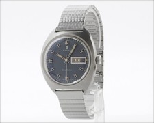Deslumbrante Relógio Automático de Aço Inoxidável EDOX Diamatic Day Date - Década de 1970 Não Usado comprar usado  Enviando para Brazil