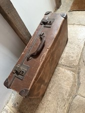 Vintage cardboard suitcase for sale  BURFORD
