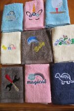 Embroidered flannels face for sale  LANGPORT