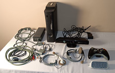 Console Xbox 360 Elite preto fosco 120GB fones de ouvido Kinect controle chatpad comprar usado  Enviando para Brazil