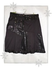 Jupe fantaisie noire d'occasion  Foix