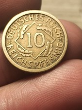 Germania reichspfennig 1925 usato  Roma